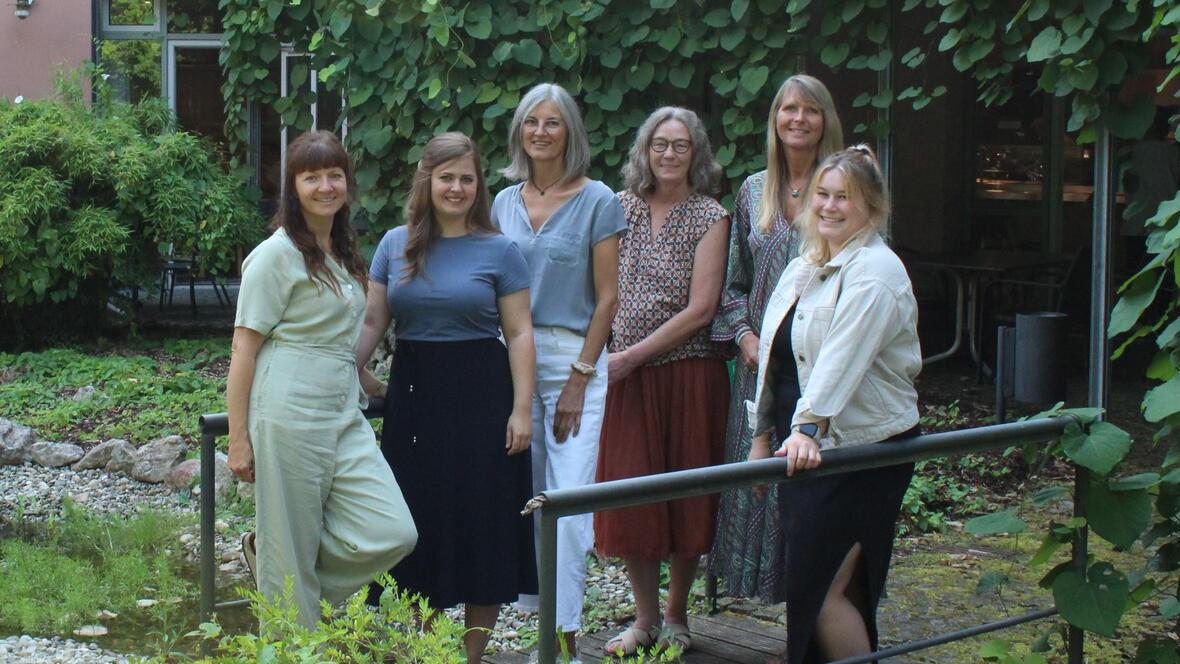 Stillberaterinnen im AMEOS Klinikum St. Elisabeth Neuburg (v.l.) Blanka Roth, Daniela Reil, Eva Herrmann, Ulrike Marz-Nieß, Ulrike Flüthmann und Carolin Schmidt