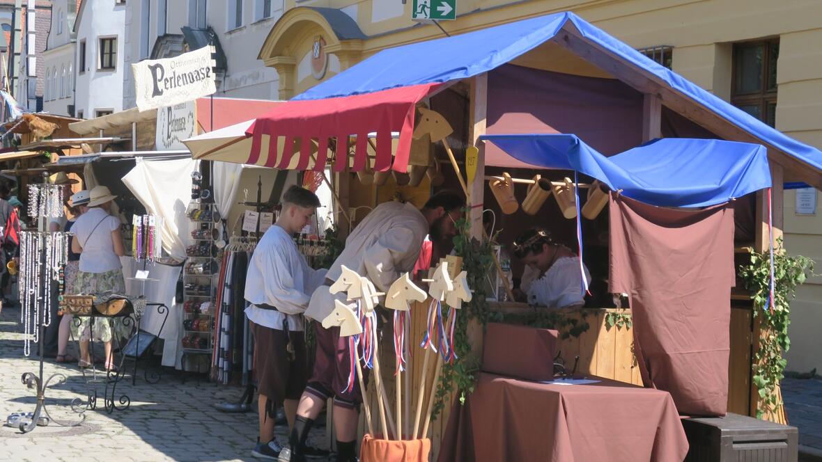 stand-am-neuburger-schlossfest-mit-holzpferden