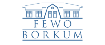 Das Logo der Ferienwohnungen Fronius Borkum steht für zwei gemütliche Ferienwohnungen auf Borkum, die eine angenehme Unterkunft für erholsame Urlaubstage auf der Nordseeinsel bieten.