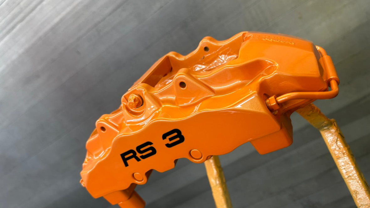 RS3 Bremssattel in Orange - Karo-La Neuburg