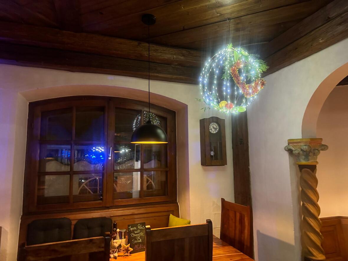 Stimmungsvolle Beleuchtung - Steakhouse Neuburg